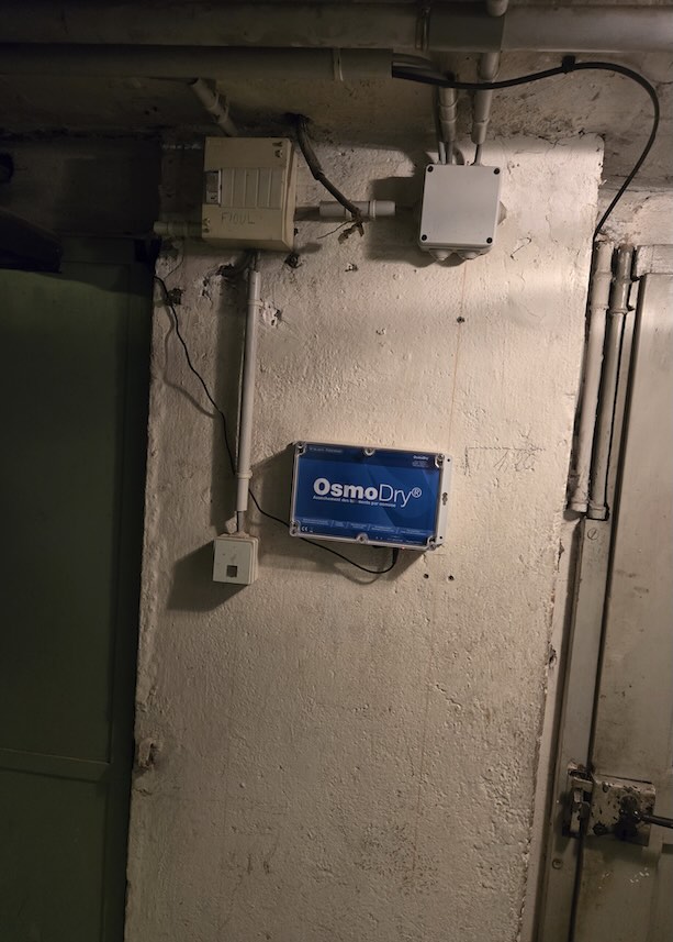 Boîtier OsmoDry en cave
