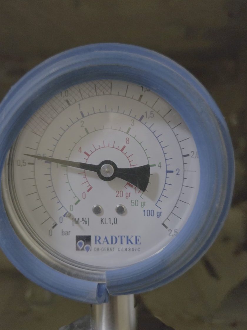 Mesure avant traitement (carbure)